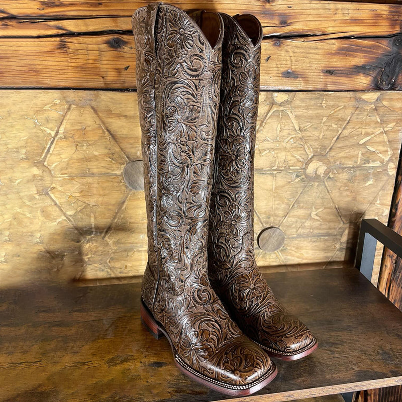 Vintage Boots Thick Heel Knights Boots