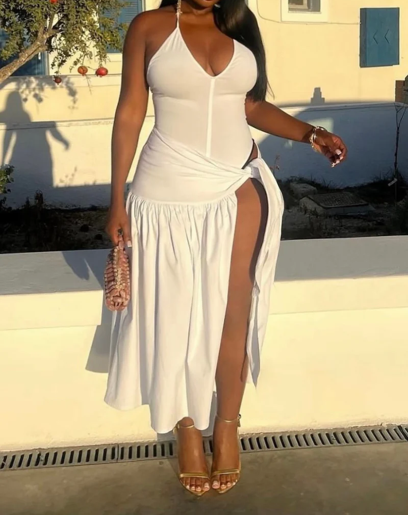 LISA” TWO PIECE SET (NATURAL WHITE)