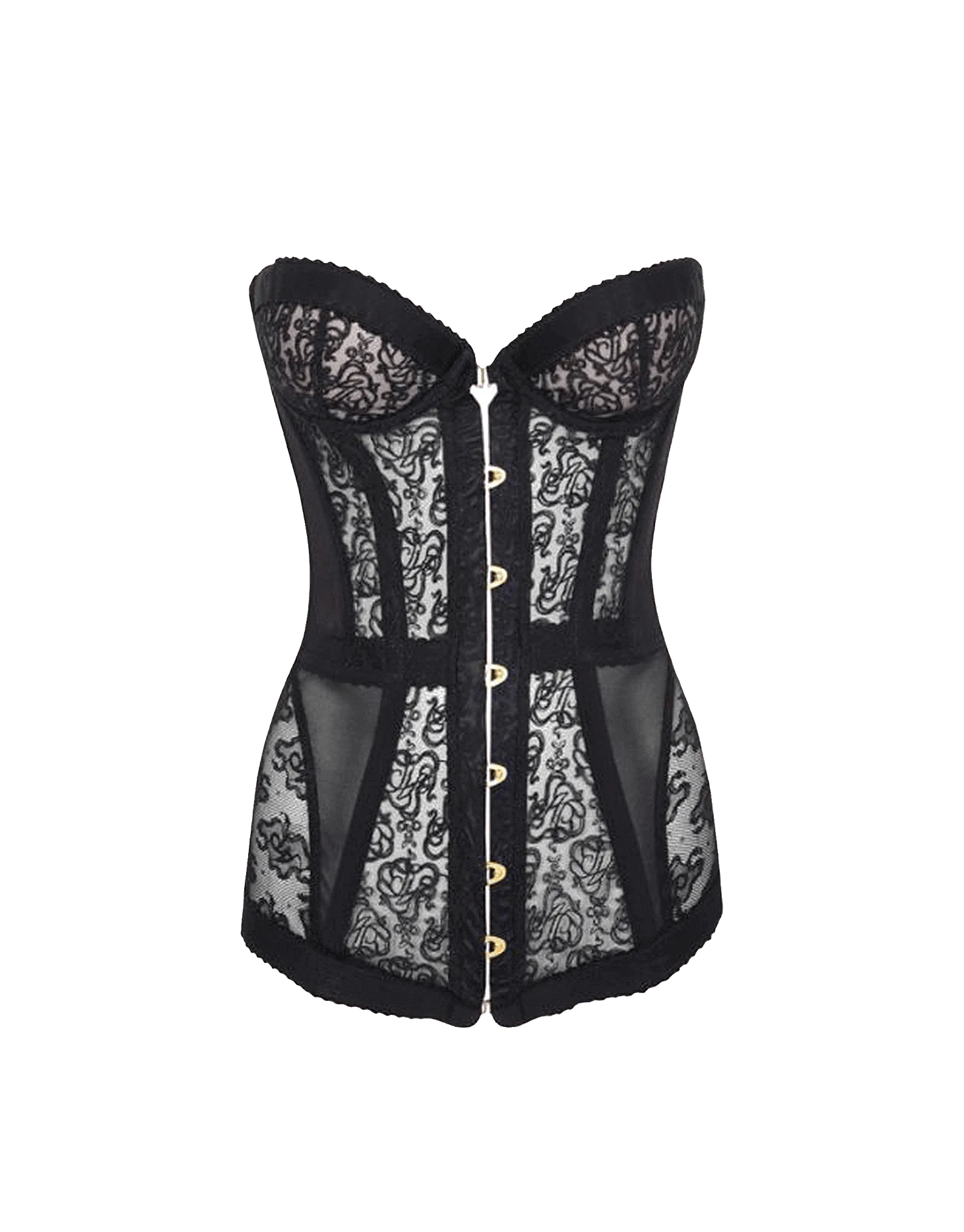 Sexy Mesh Button Tie Top