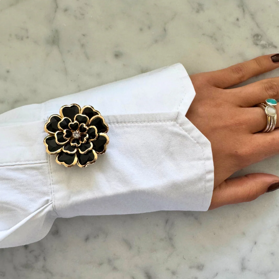 Bisous Flower Cufflinks 1 Set