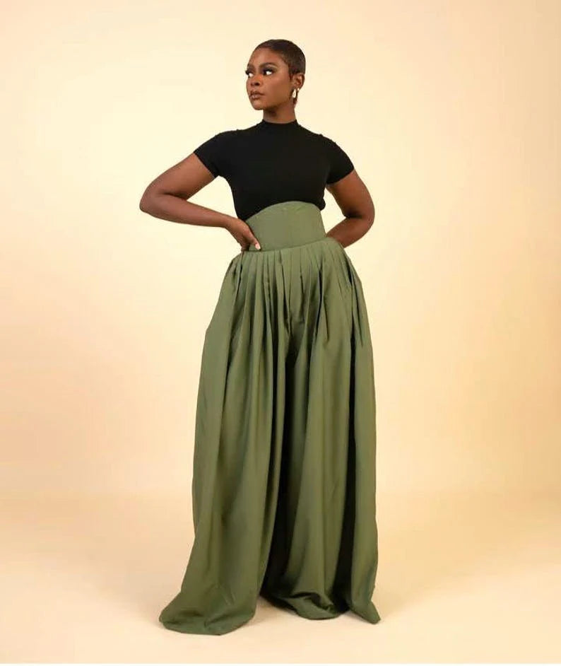 Wide-Leg Palazzo Pants – Flowy and Chic