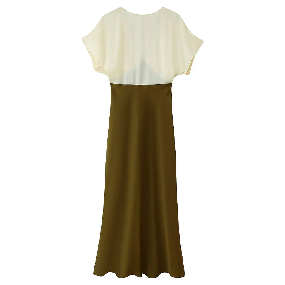 V-neck Lace Hip Dress