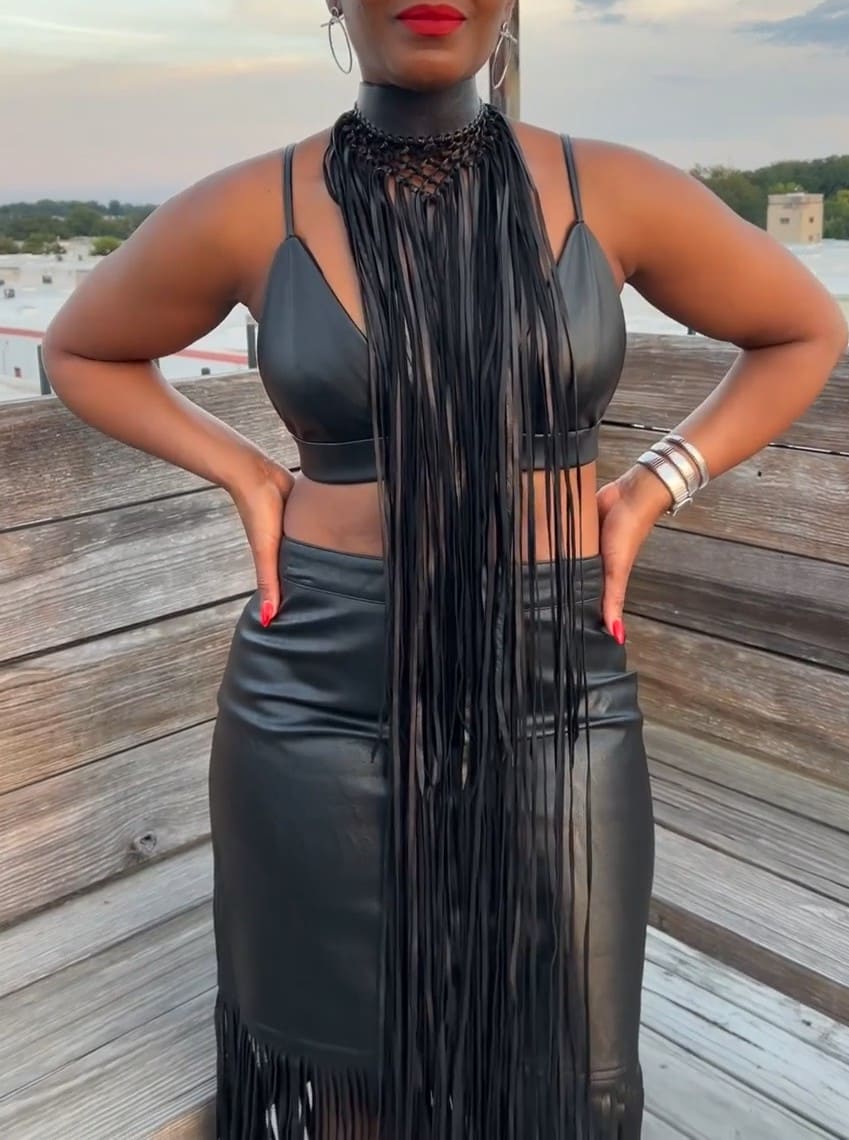 Long Fringe Necklace