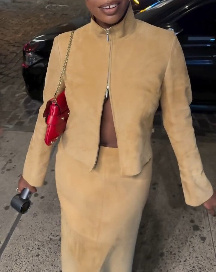 Autumn/Winter Suede Suits