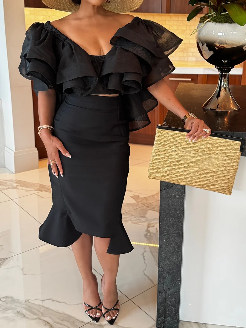 Parisian Nights Midi Dress