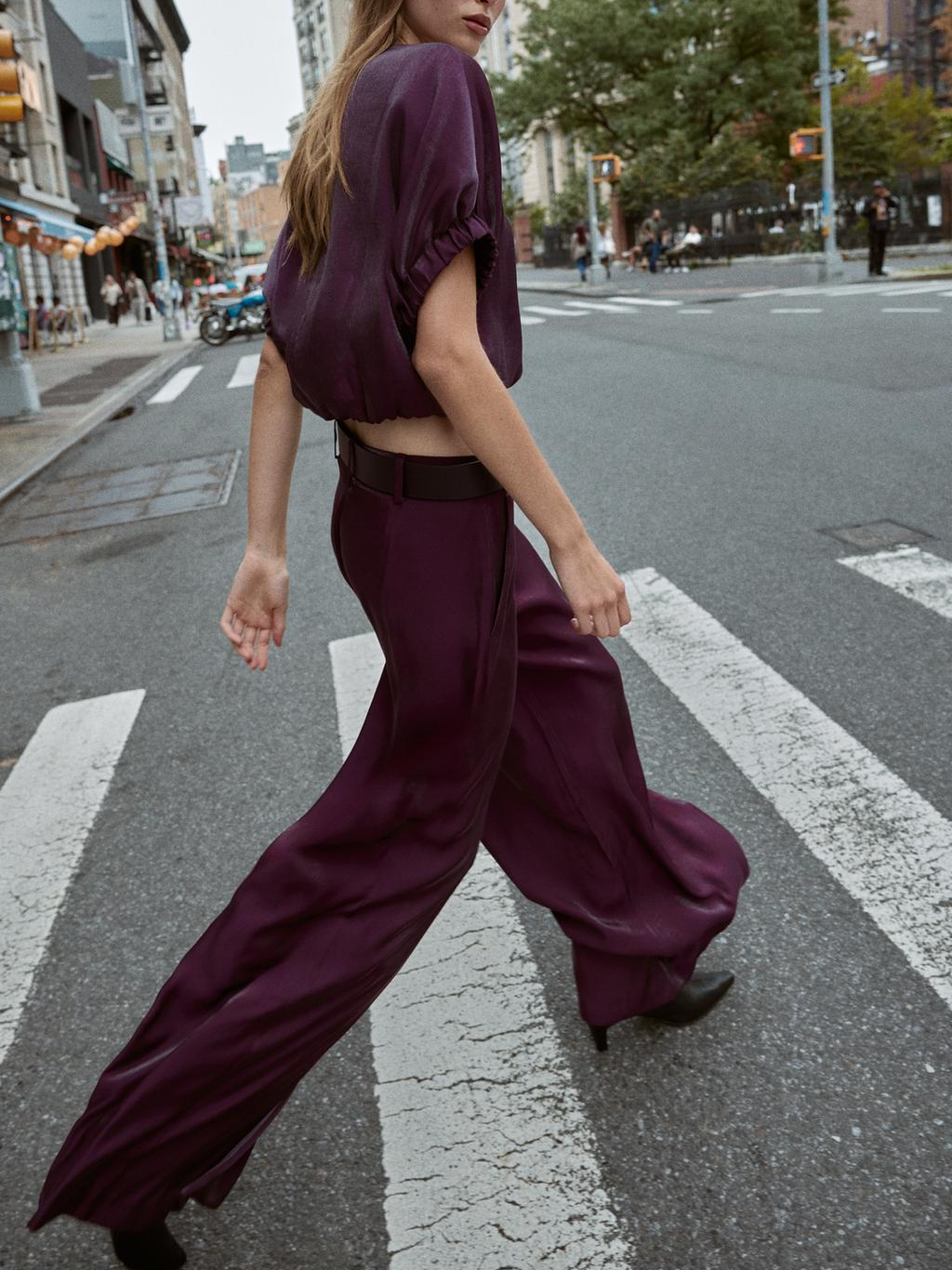 Satin Loose-Fitting Set