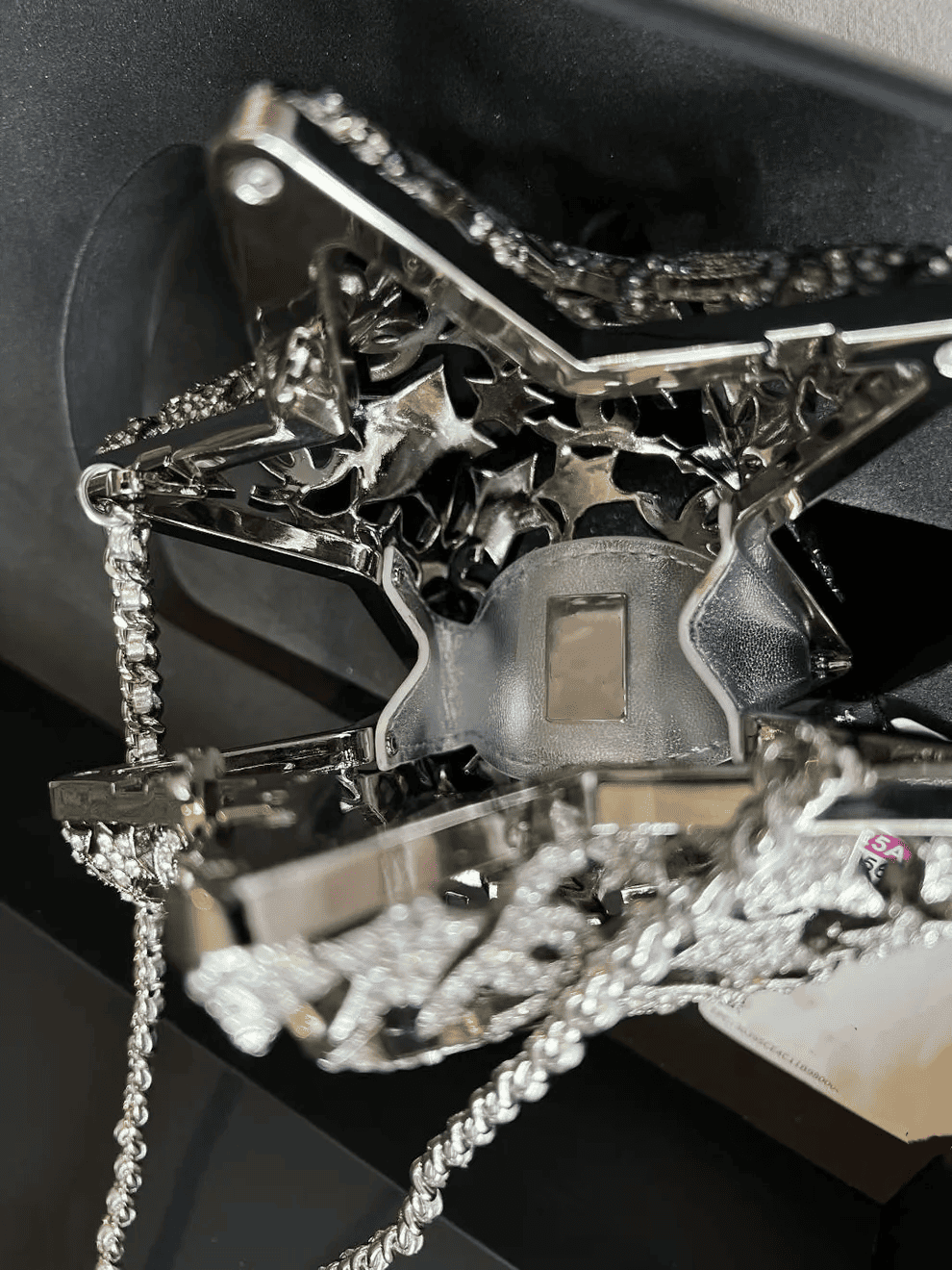 Star diamond mini hollow metal bag