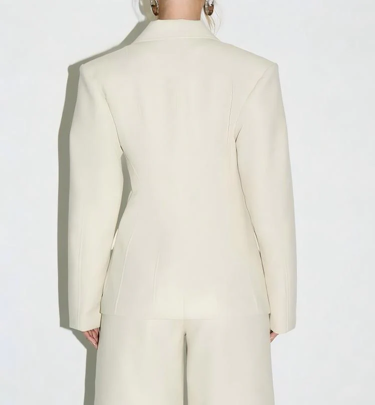 Structured two-button blazer