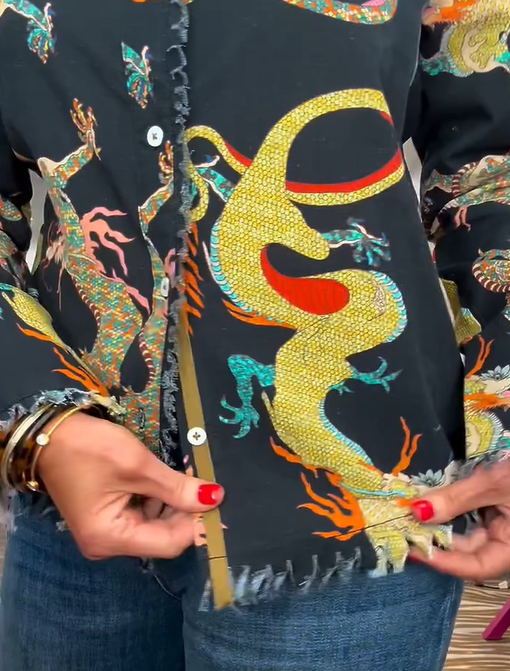 Mystic Dragon Print Shirt