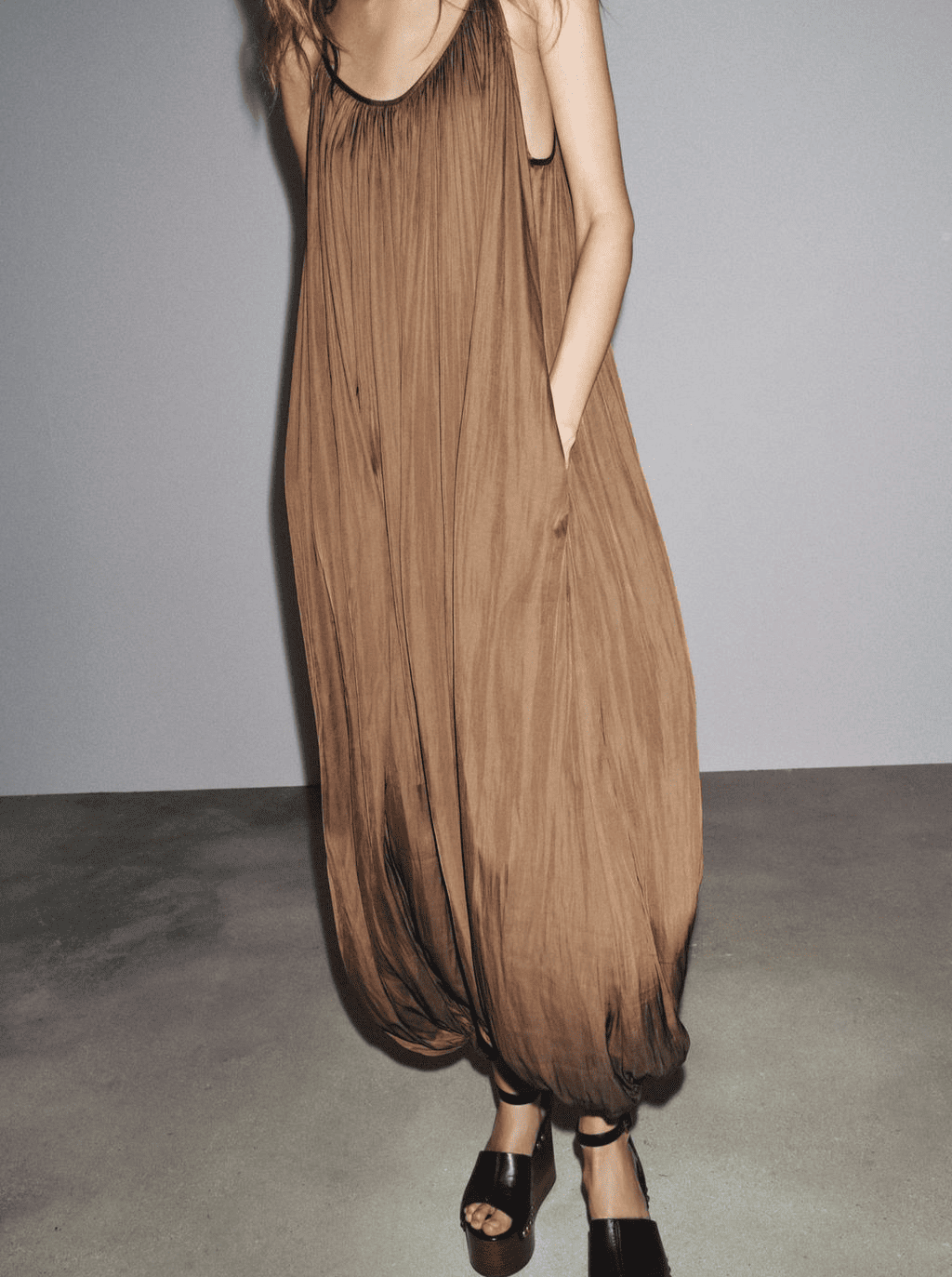 The Oversize Pleated Jumpsuit