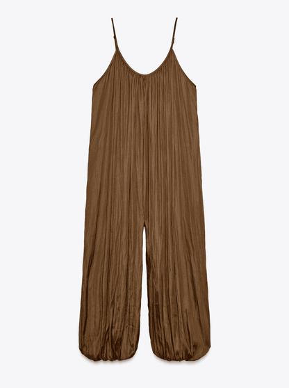 The Oversize Pleated Jumpsuit