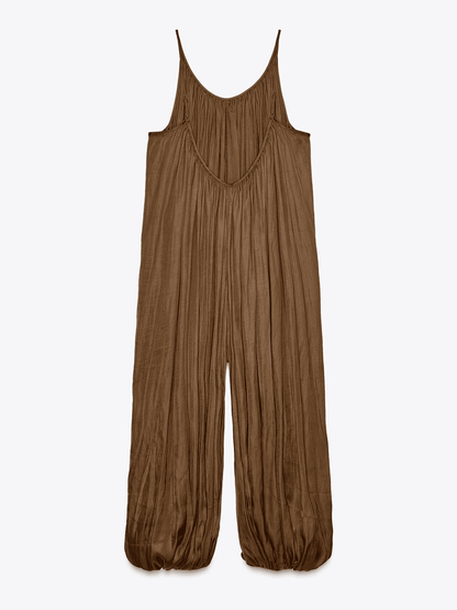 The Oversize Pleated Jumpsuit