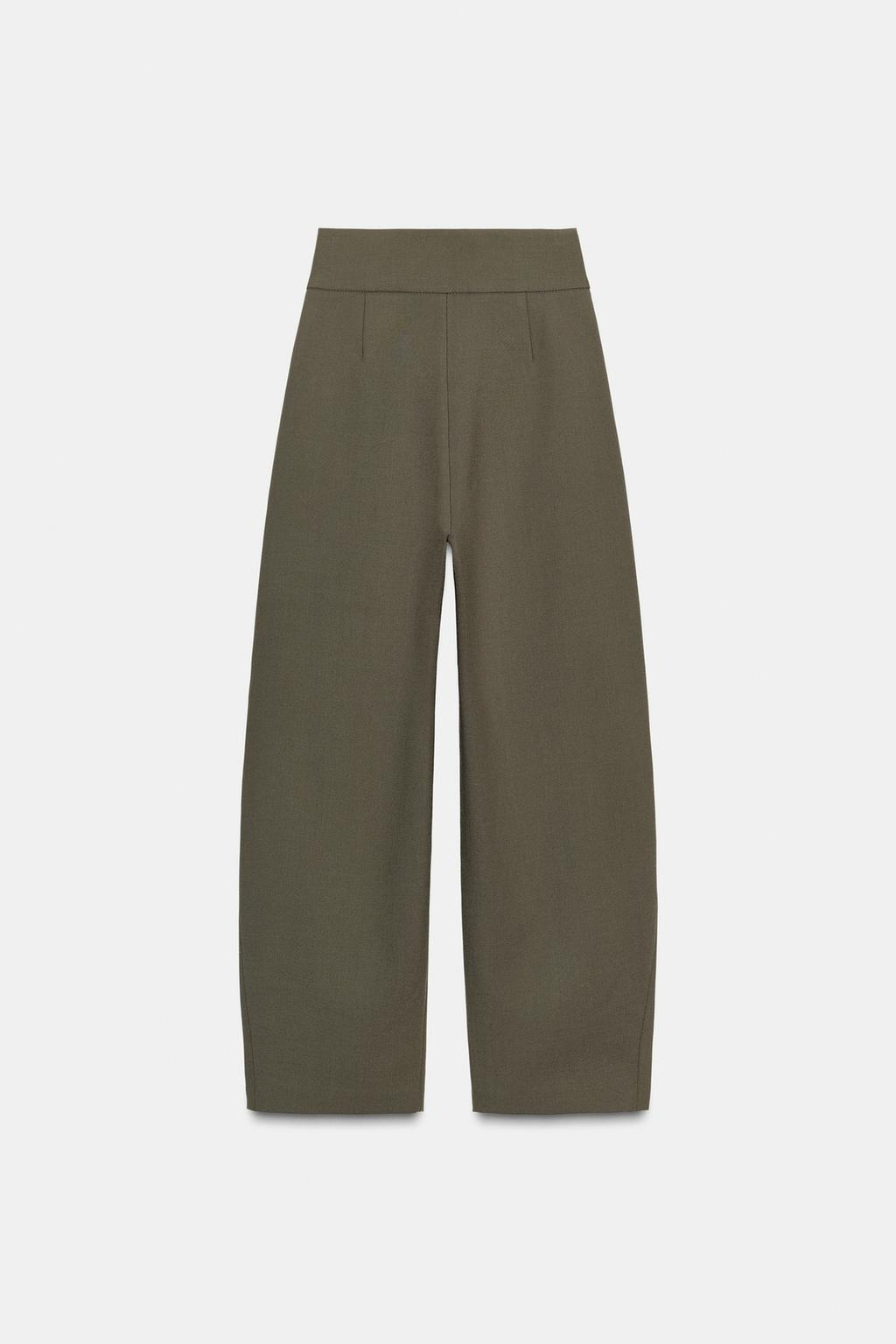 Sleeveless Button-Up Top+Pleated Ballon Pants