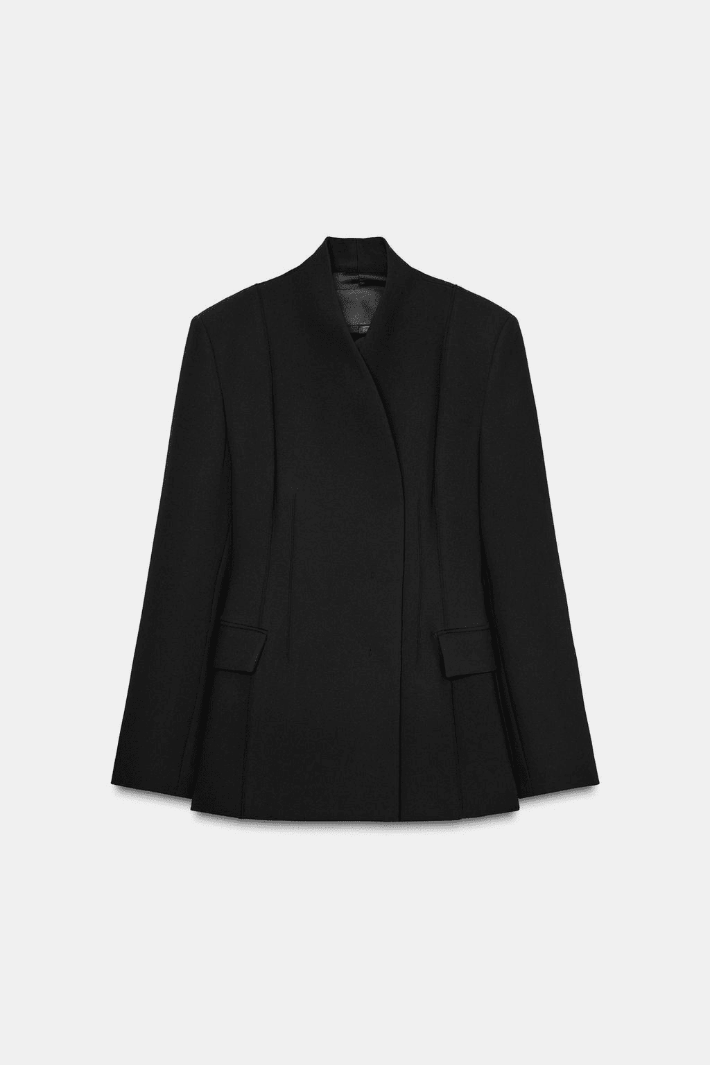 Tailored Pleated Blazer