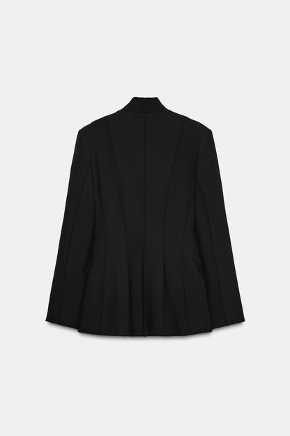 Tailored Pleated Blazer