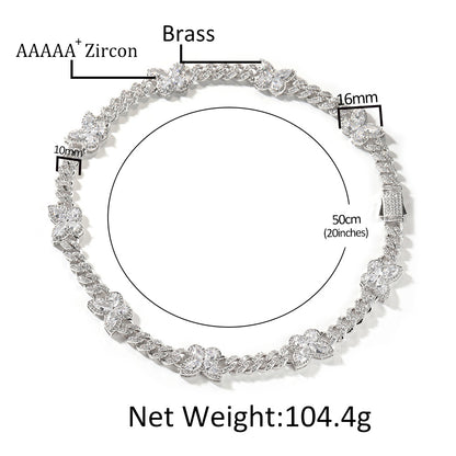 Dazzle Rhinestone Butterfly Chain