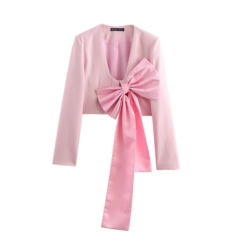 Adorable Bow Blazer