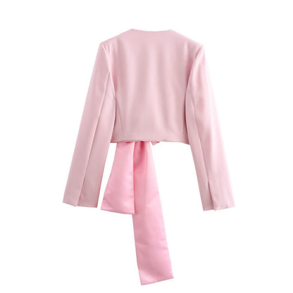 Adorable Bow Blazer