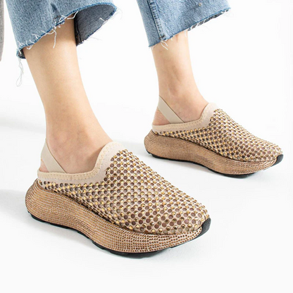 Rhinestone Sparkle Hollow Out Sandals