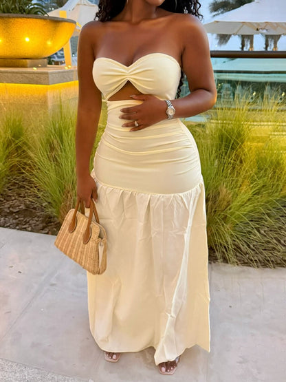 Strapless Cutout Dress