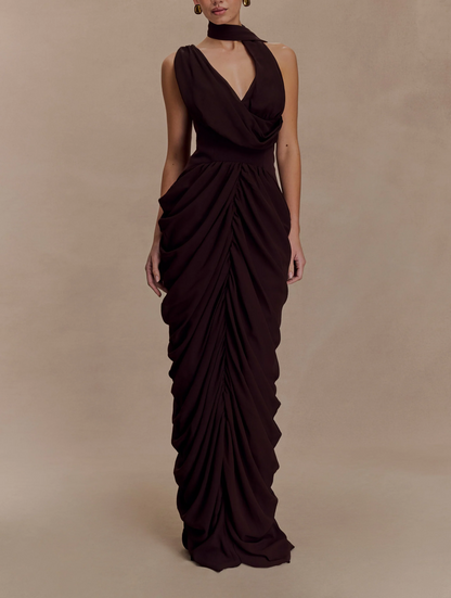 Chiffon Pleated Dress