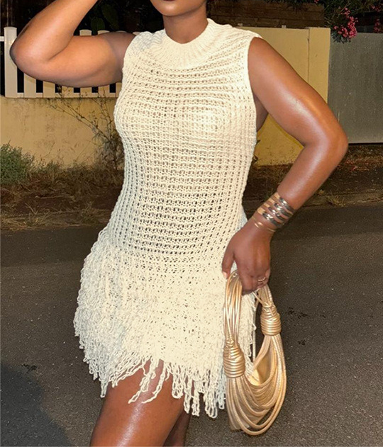 Sexy Knit Sleeveless Dress