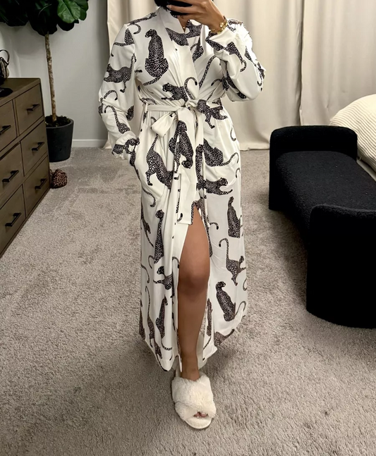Cloud Jersey Banded Long Robe