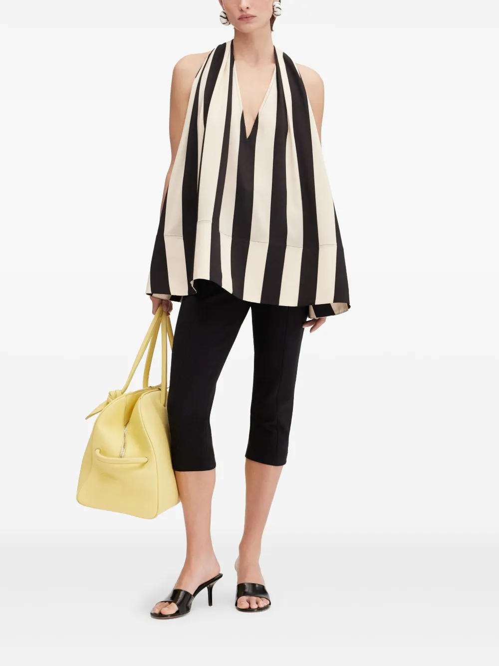 Striped Sleeveless Sexy Top