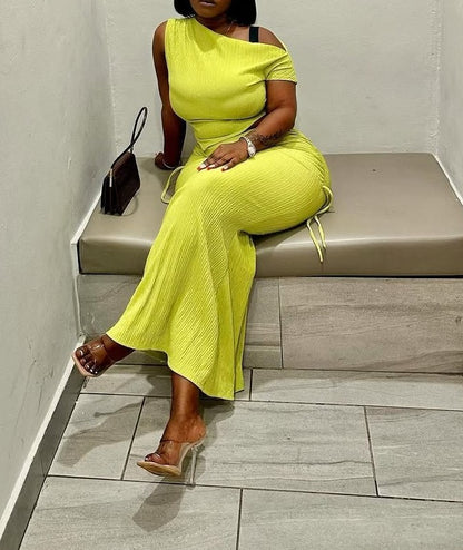 Pleated Fishtail Skirt Suit