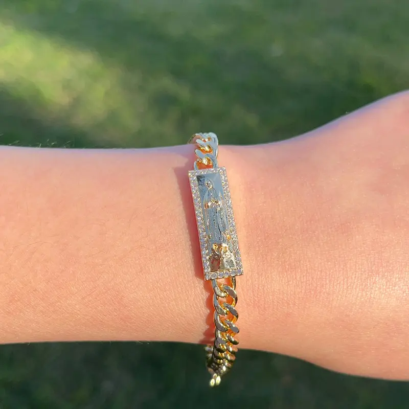 Virgin Mary Gold Bracelet 2PCS