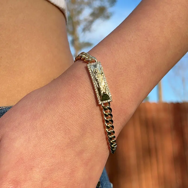 Virgin Mary Gold Bracelet 2PCS