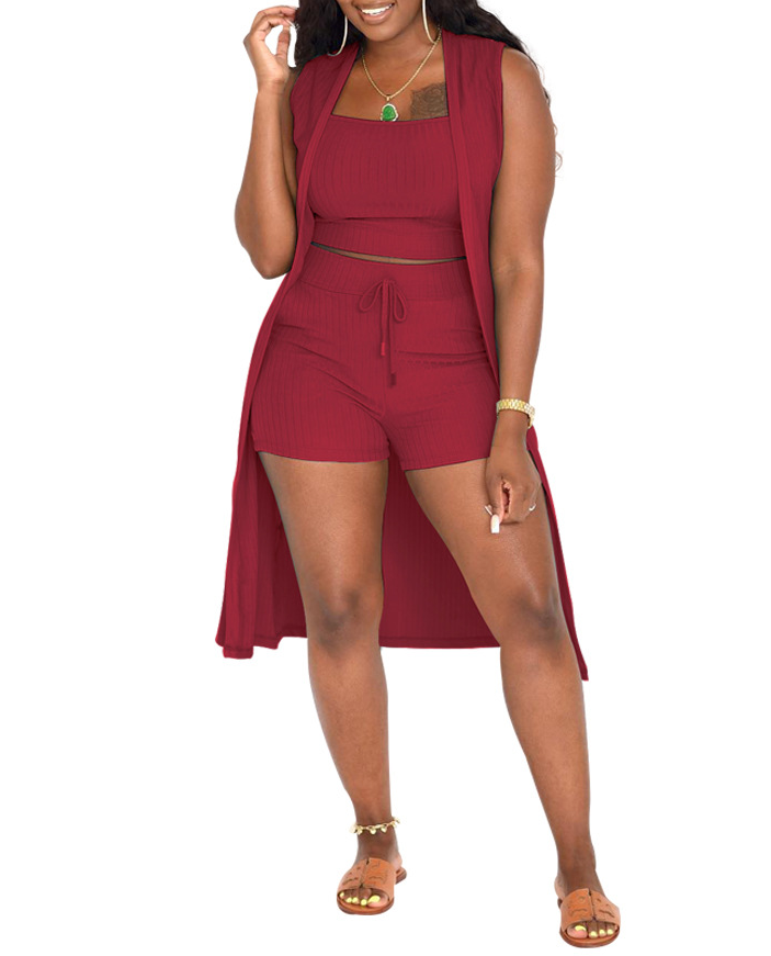 Pure Casual Fashion Three Piece Set