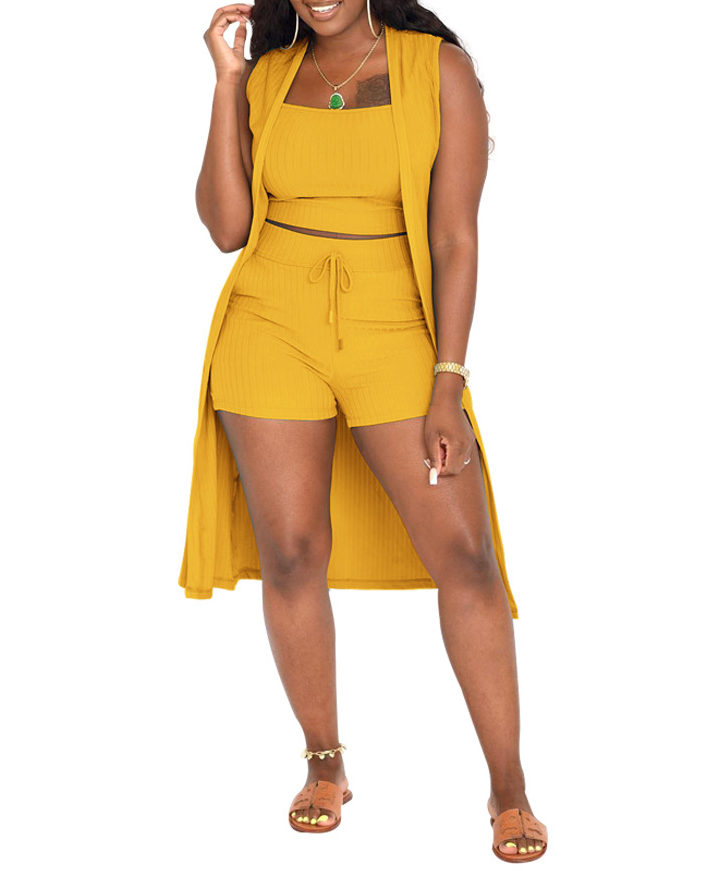 Pure Casual Fashion Three Piece Set