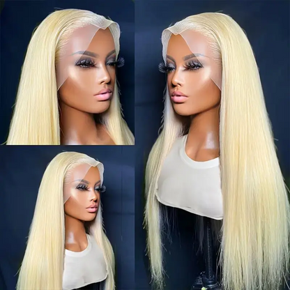 Blonde 14-32inch HD Lace Frontal Wig ，Can Be Dyed & Restyle