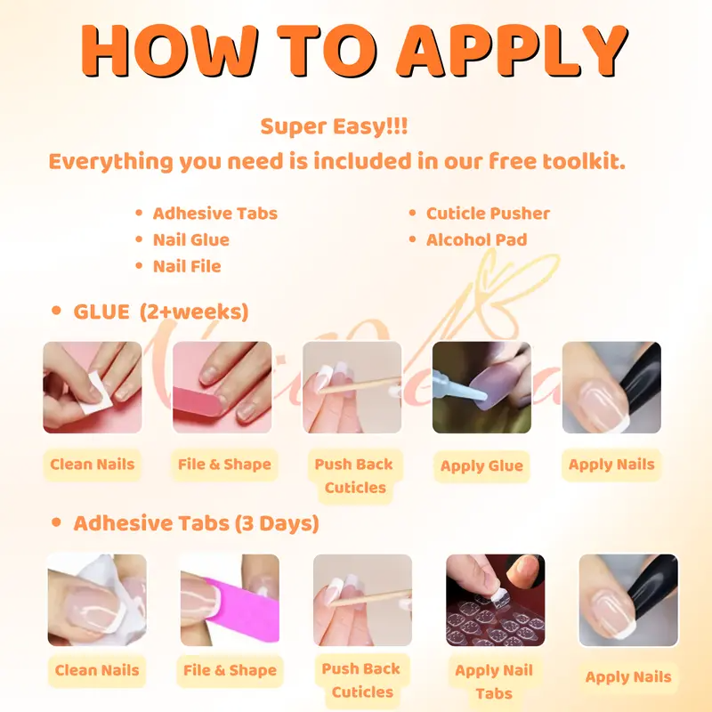 100% Handcrafted 3D Press-On Nails | Reusable, Long-Lasting, Salon-Quality