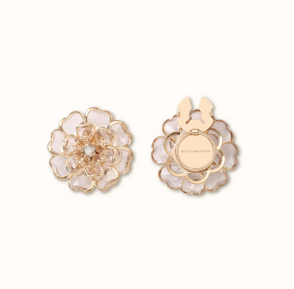 Bisous  Flower Cufflinks 1 Set