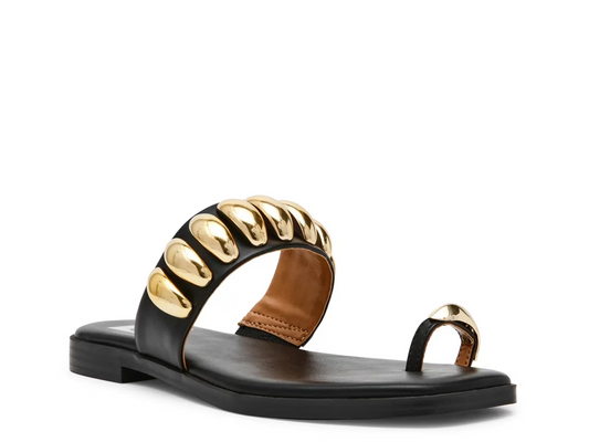 Metallic Moon Sandals