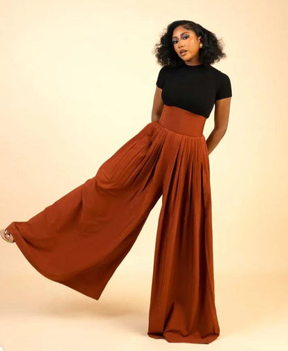 Wide-Leg Palazzo Pants – Flowy and Chic