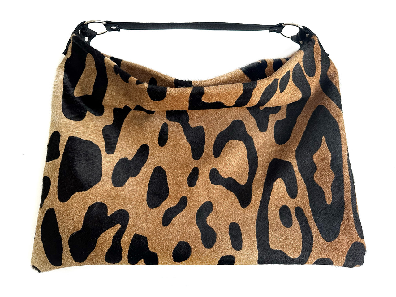 Leopard print bag with large capacity