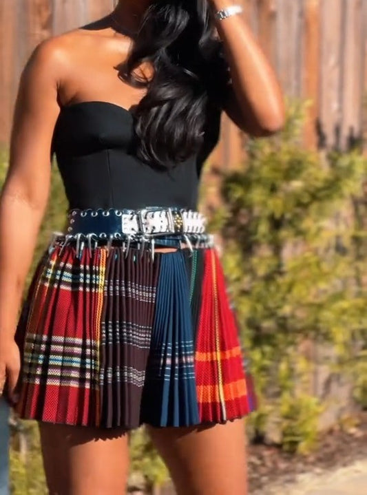 Multicolor  Mini Carabiner Skirt