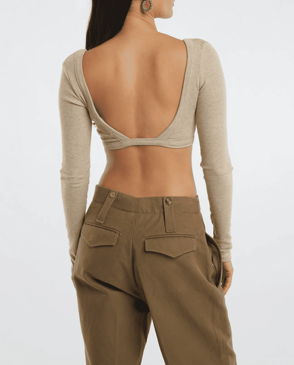 Spiral Cross Movement Top