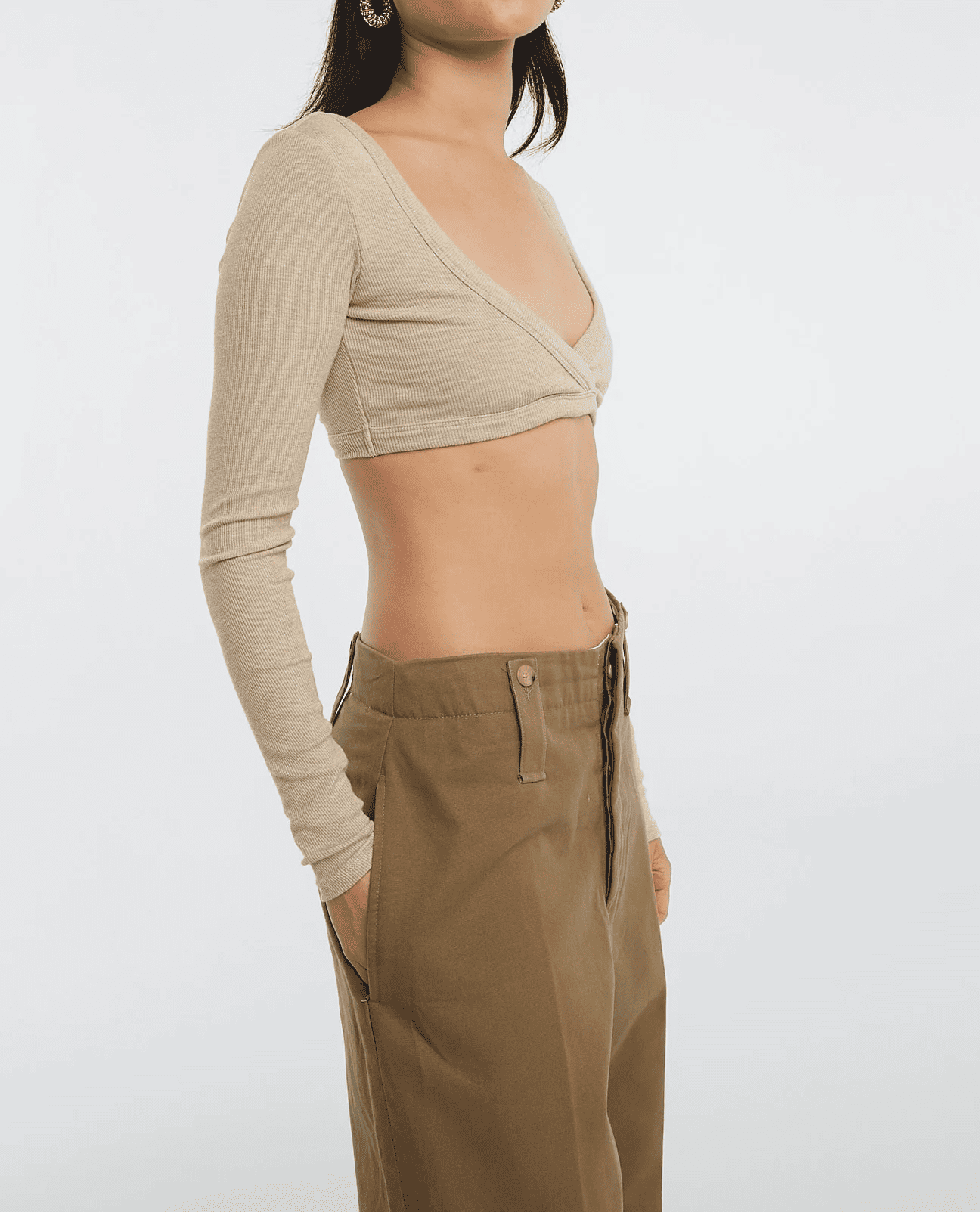 Spiral Cross Movement Top