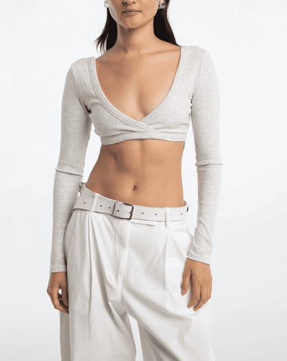 Spiral Cross Movement Top