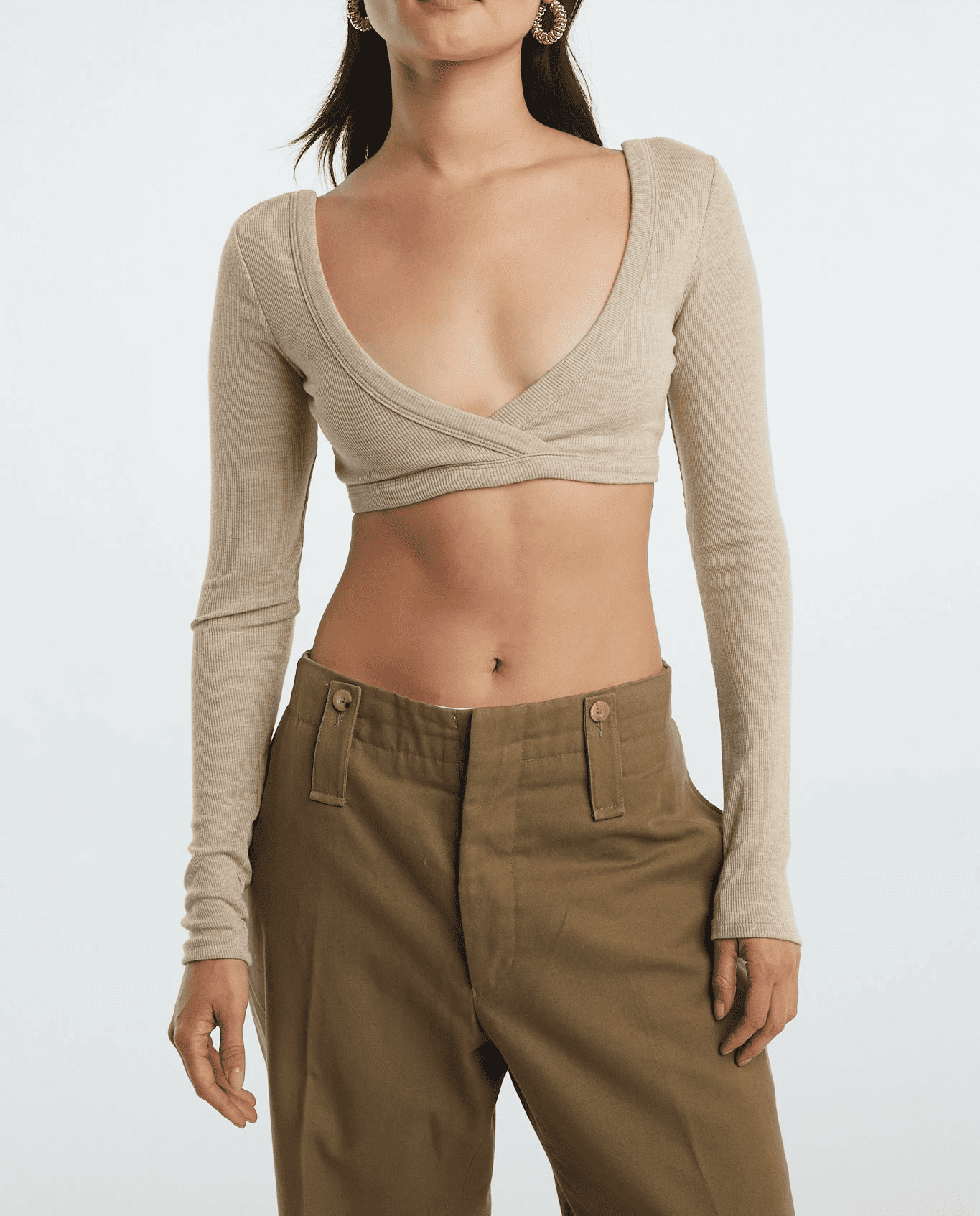 Spiral Cross Movement Top