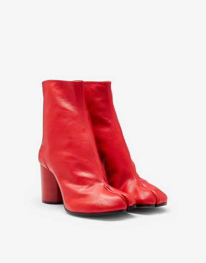 Leather Fashion Red Boots