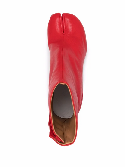 Leather Fashion Red Boots