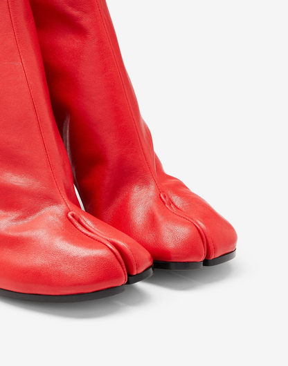 Leather Fashion Red Boots