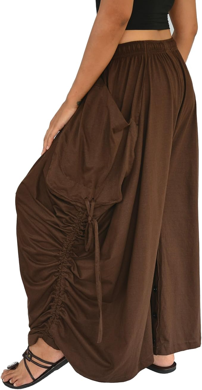 Wrinkled Loose Harem Pants