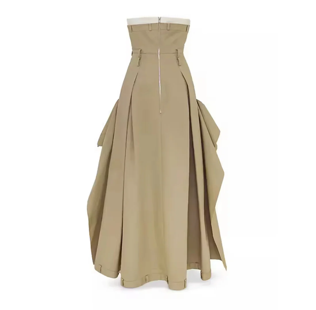 Cool Girl Patchwork Dress And Belt Details