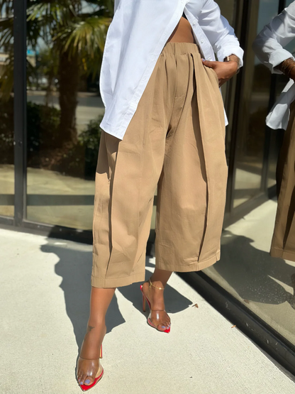 Khaki  Culottes